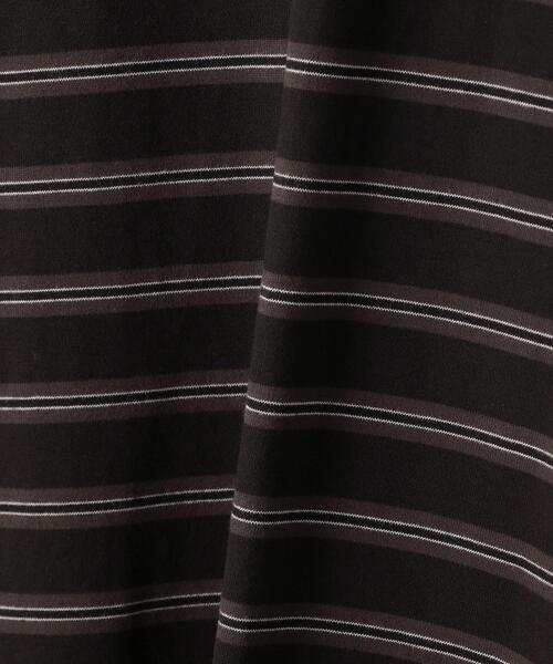 green label relaxing（グリーンレーベルリラクシング）の「＜green label relaxing＞コンフィヤーン ピーチボーダー クルーネック カットソー（Tシャツ/カットソー・メンズ・ブラック/ホワイト/コバルトブルー・S/XL/L/M）」の21枚目の写真