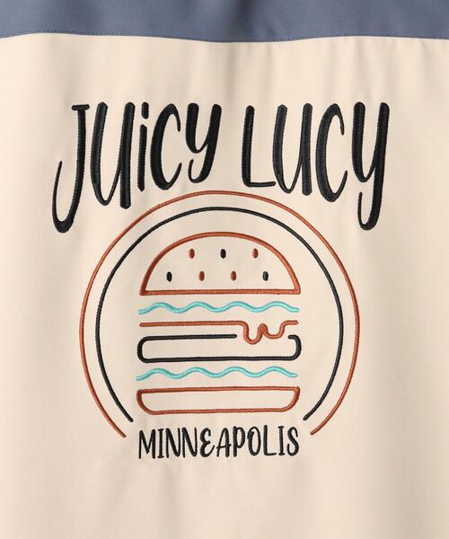 BASECONTROL（ベースコントロール）の「◆フードバック刺繍 BURGER ビッグシルエットシャツ（シャツ/ブラウス・メンズ・アイボリー/ブラック/ベージュ/ライトブルー/ベージュ系・02/03/04）」の22枚目の写真