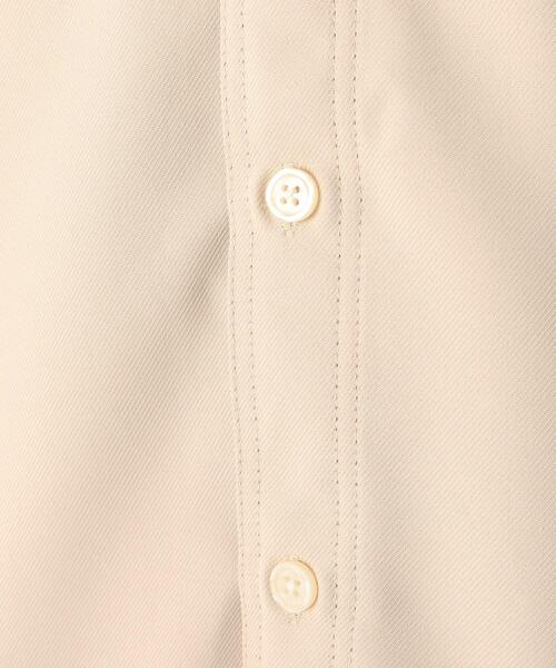 BASECONTROL（ベースコントロール）の「◆フードバック刺繍 BURGER ビッグシルエットシャツ（シャツ/ブラウス・メンズ・アイボリー/ブラック/ベージュ/ライトブルー/ベージュ系・02/03/04）」の9枚目の写真