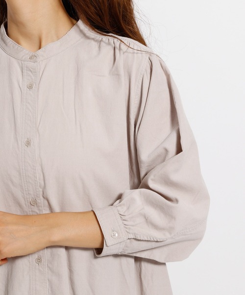 niko and...（ニコアンド）の「Tenderコール羽織りワンピース（ワンピース・レディース・カーキ/チャコール/アイボリー/ブルー・MEDIUM/LARGE）」の13枚目の写真