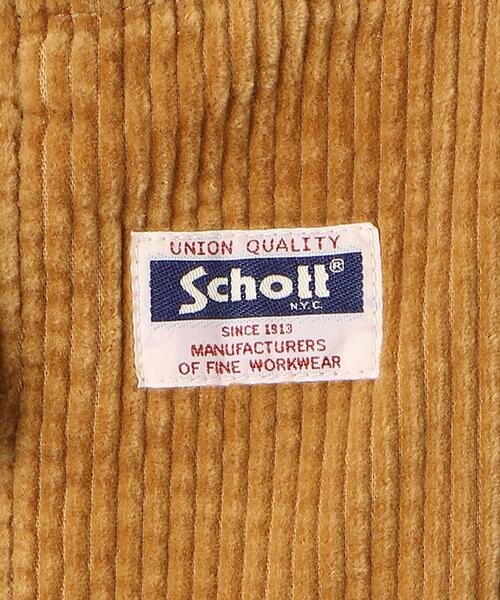 schott（ショット）の「Schott/ショット/CORDUROY OVERALL PANTS/コーデュロイ オーバーオールパンツ（その他パンツ・メンズ・ブラック/ベージュ/ホワイト・MEDIUM/LARGE/FREE/X-LARGE）」の7枚目の写真