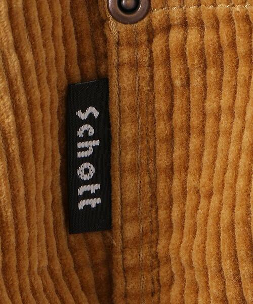 schott（ショット）の「Schott/ショット/CORDUROY OVERALL PANTS/コーデュロイ オーバーオールパンツ（その他パンツ・メンズ・ブラック/ベージュ/ホワイト・MEDIUM/LARGE/FREE/X-LARGE）」の5枚目の写真