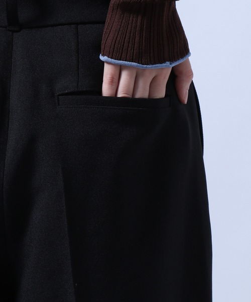 HARE(ハレ)の「colorワイドセンタープレススラックス(HARE)(スラックス・レディース・ブラック/グリーン/パープル・MEDIUM/SMALL)」の19枚目の写真
