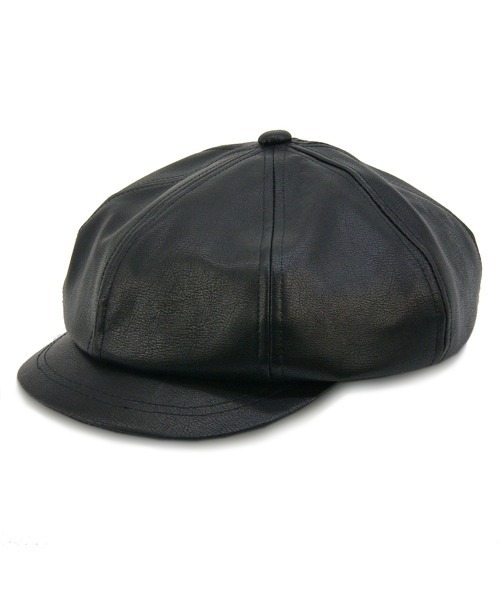 Ruben（ルーベン）の「FAUX LEATHER CASKET/フェイクレザー キャスケット（キャスケット・レディース・ブラック/ブラウン/グレー・FREE）」の12枚目の写真