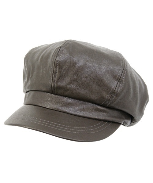 Ruben（ルーベン）の「FAUX LEATHER CASKET/フェイクレザー キャスケット（キャスケット・レディース・ブラック/ブラウン/グレー・FREE）」の18枚目の写真