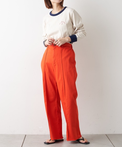 CIAOPANIC TYPY（チャオパニックティピー）の「リンガーバックプリントTee（Tシャツ/カットソー・レディース・ネイビー/グレー/アイボリー・ONE SIZE）」の17枚目の写真