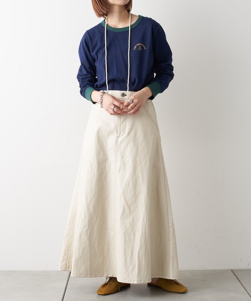 CIAOPANIC TYPY（チャオパニックティピー）の「リンガーバックプリントTee（Tシャツ/カットソー・レディース・ネイビー/グレー/アイボリー・ONE SIZE）」の5枚目の写真