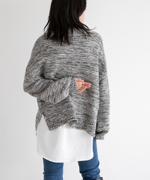 LOWRYS FARM（ローリーズファーム）の「ガーターハイネックプルオーバーＬＳ　228377（ニット/セーター・レディース・ブラック/ブラウン/グレー/アイボリー・FREE）」の11枚目の写真