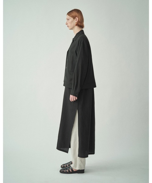 juha（ユハ）の「IRIDESCENT OVER SLEEVE BLOUSON（ブルゾン