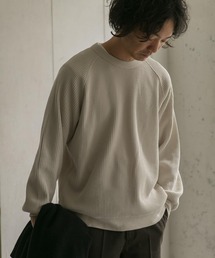 URBAN RESEARCH DOORS | UR TECH ワッフルロングスリーブ Tシャツ(Tシャツ/カットソー)
