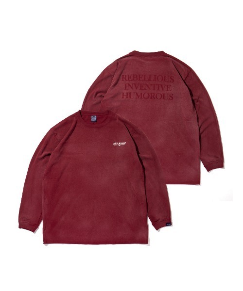 APPLEBUM(アップルバム)の「Bleach L/S T-shirt(Tシャツ/カットソー・メンズ・ブラウン/ネイビー/グリーン/バーガンディー・LARGE/MEDIUM/X-LARGE)」の4枚目の写真