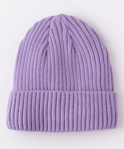 Blue Standard （ブルースタンダード）の「【BLUE STANDARD/ブルースタンダード】静電気軽減　裏フリースリブニットワッチ ビーニー（ニットキャップ/ビーニー・メンズ・ラベンダー/オリーブ/ワイン/ネイビー/ベージュ/ライトグレー/チャコールグレー/ホワイト/ライトブルー/ブラック/オレンジ系その他/グリーン・FREE）」の11枚目の写真