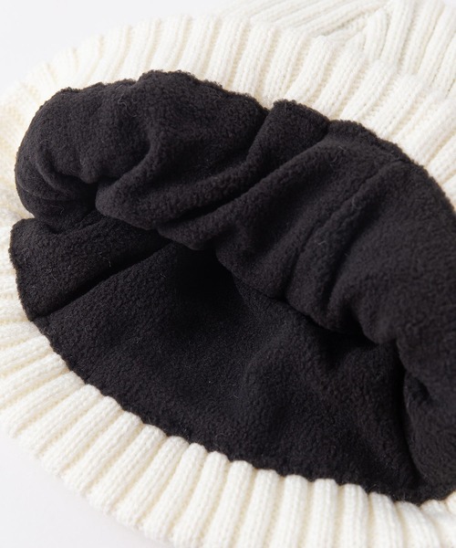 Blue Standard （ブルースタンダード）の「【BLUE STANDARD/ブルースタンダード】静電気軽減　裏フリースリブニットワッチ ビーニー（ニットキャップ/ビーニー・メンズ・ラベンダー/オリーブ/ワイン/ネイビー/ベージュ/ライトグレー/チャコールグレー/ホワイト/ライトブルー/ブラック/オレンジ系その他/グリーン・FREE）」の16枚目の写真