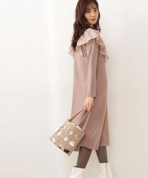 PROPORTION BODY DRESSING | ラッフルＡラインニットワンピ / 1211240115(ワンピース)
