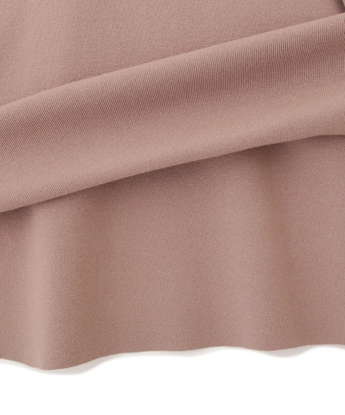 PROPORTION BODY DRESSING(プロポーションボディドレッシング)の「ラッフルAラインニットワンピ / 1211240115(ワンピース・レディース・ブラウン系その他/ブラック・MEDIUM/SMALL)」の10枚目の写真