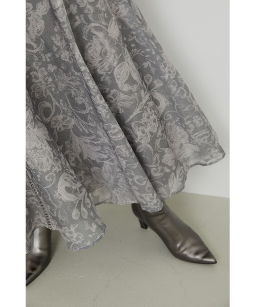 rienda（リエンダ）の「MIXパターンパネルフレアスカート（スカート・レディース・ダークブラウン/グレー/アイボリー・SMALL/MEDIUM）」の16枚目の写真