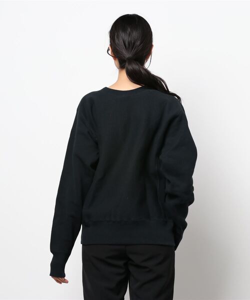 Champion（チャンピオン）の「【Champion】リバースウィーブスウェット（スウェット・レディース・チャコールグレー/ブラック/キナリ・FREE）」の5枚目の写真