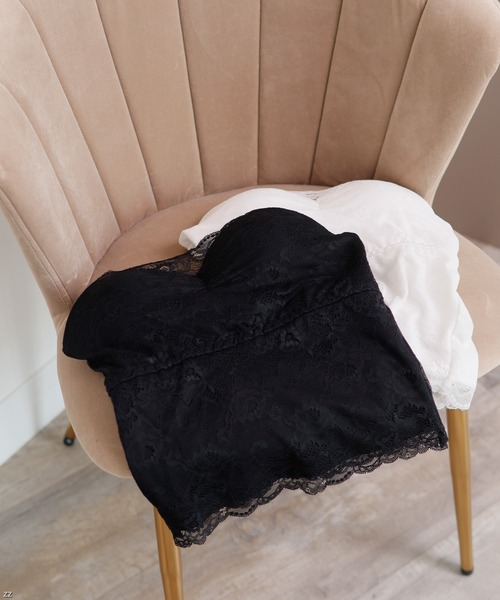 LIPSERVICE(リップサービス)の「レースカップベアトップス(キャミソール・レディース・ブラック/ホワイト・FREE)」の1枚目の写真