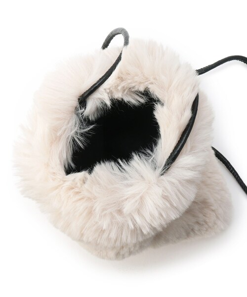 THE SHOP TK （ザ ショップ ティーケー ）の「◆ファースクエアミニショルバッグ（ショルダーバッグ・レディース・ライトブルー/ブラウン系その他2/アイボリー・99）」の13枚目の写真