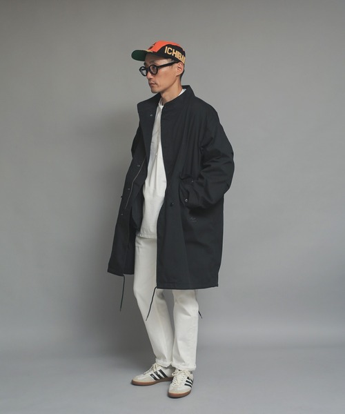 WAIPER.inc（ワイパーインク）の「Cotton/Nylon Weather Fish Tail Coat（モッズコート・メンズ・ブラック/カーキ・M/L）」の9枚目の写真