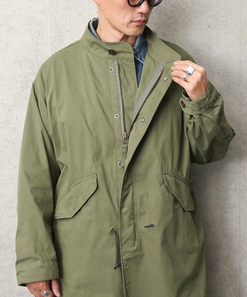WAIPER.inc（ワイパーインク）の「Cotton/Nylon Weather Fish Tail Coat（モッズコート・メンズ・ブラック/カーキ・M/L）」の15枚目の写真