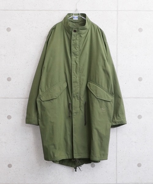 WAIPER.inc（ワイパーインク）の「Cotton/Nylon Weather Fish Tail Coat（モッズコート・メンズ・ブラック/カーキ・M/L）」の10枚目の写真