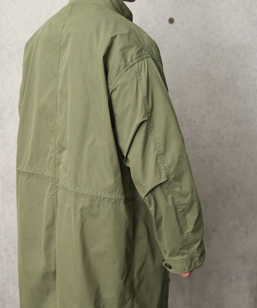 WAIPER.inc（ワイパーインク）の「Cotton/Nylon Weather Fish Tail Coat（モッズコート・メンズ・ブラック/カーキ・M/L）」の21枚目の写真
