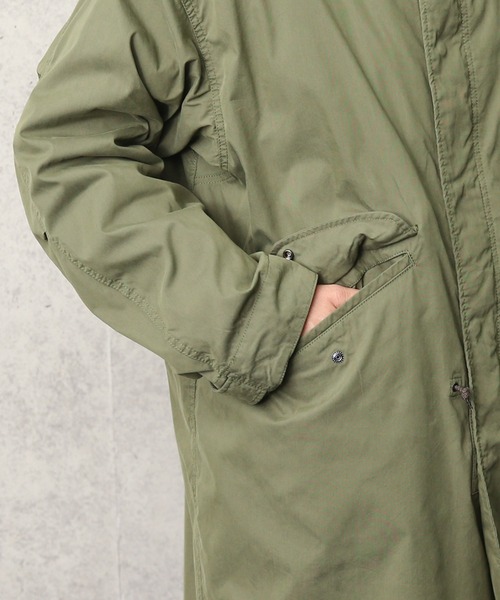 WAIPER.inc（ワイパーインク）の「Cotton/Nylon Weather Fish Tail Coat（モッズコート・メンズ・ブラック/カーキ・M/L）」の19枚目の写真
