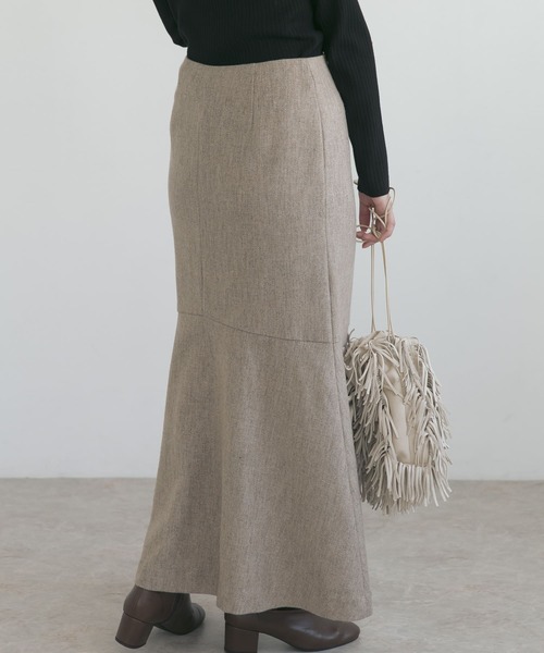 URBAN RESEARCH ROSSO（アーバンリサーチロッソ）の「サスティナブルツィードスカート（スカート・レディース・ベージュ/アイボリー・38/36）」の10枚目の写真