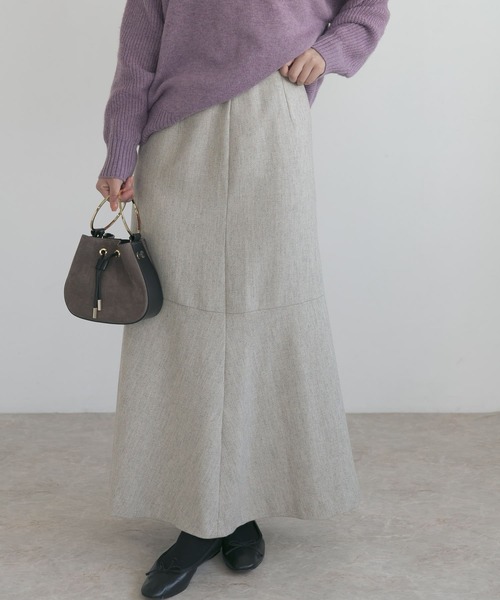 URBAN RESEARCH ROSSO（アーバンリサーチロッソ）の「サスティナブルツィードスカート（スカート・レディース・ベージュ/アイボリー・38/36）」の8枚目の写真