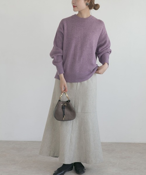 URBAN RESEARCH ROSSO（アーバンリサーチロッソ）の「サスティナブルツィードスカート（スカート・レディース・ベージュ/アイボリー・38/36）」の22枚目の写真