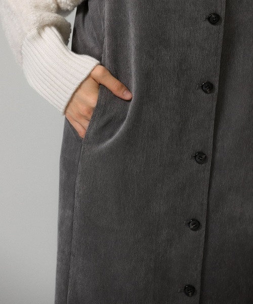 KBF(ケイビーエフ)の「コーデュロイクロスジャンパースカート(ジャンパースカート・レディース・ネイビー/ブラウン/グレー・ONE)」の13枚目の写真