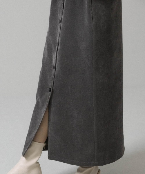 KBF(ケイビーエフ)の「コーデュロイクロスジャンパースカート(ジャンパースカート・レディース・ネイビー/ブラウン/グレー・ONE)」の10枚目の写真