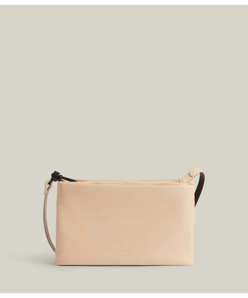 ALLSAINTS（オールセインツ）の「MILA QUILTED LEATHER POUCH | MILA キルト レザー ポーチ（ショルダーバッグ・レディース・ブラック/ピンク系その他・ONE SIZE）」の14枚目の写真
