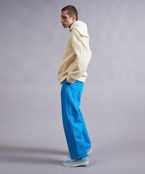 MONKEY TIME（モンキータイム）の「＜monkey time＞ SLF/DY DNM 1P WD PT/デニムパンツ（デニムパンツ・メンズ・コバルトブルー/ケリー・S/L/M）」の10枚目の写真