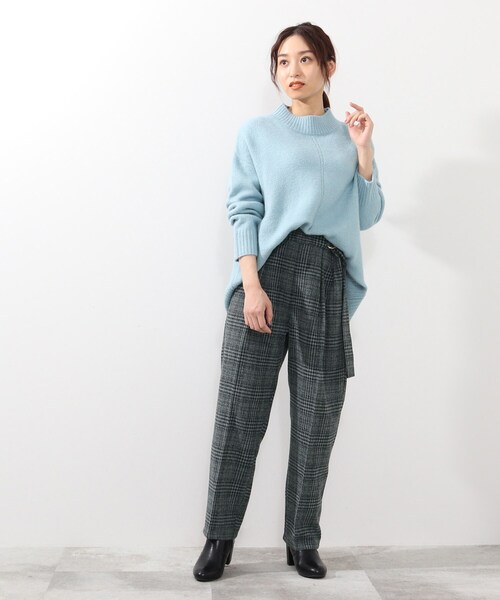 DRESKIP(ドレスキップ)の「◆ベルト風ゆるテーパードパンツ(その他パンツ・レディース・グリーン/ブラック/ダークブラウン/ブラック系1・02/03)」の13枚目の写真