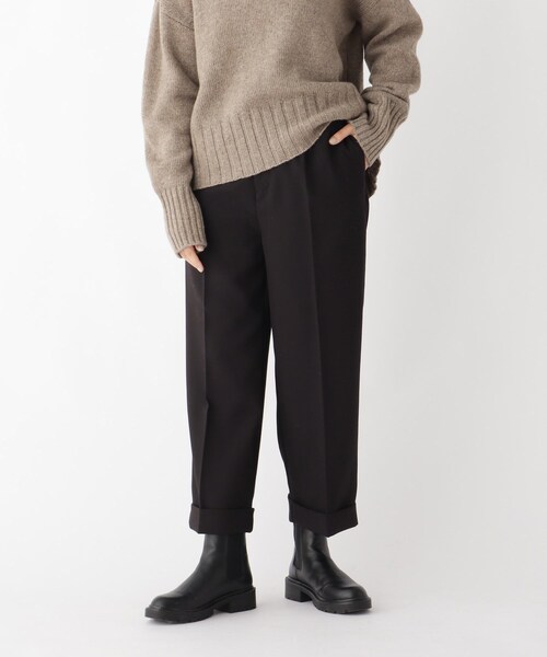 AG by aquagirl(エージーバイアクアガール)の「◆ストレッチツイルワイドストレートパンツ【WEB限定サイズ】(その他パンツ・レディース・ブラック/ボルドー/オフホワイト・40/36/38)」の2枚目の写真
