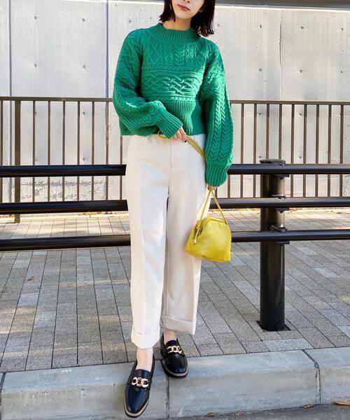 AG by aquagirl(エージーバイアクアガール)の「◆ストレッチツイルワイドストレートパンツ【WEB限定サイズ】(その他パンツ・レディース・ブラック/ボルドー/オフホワイト・40/36/38)」の18枚目の写真