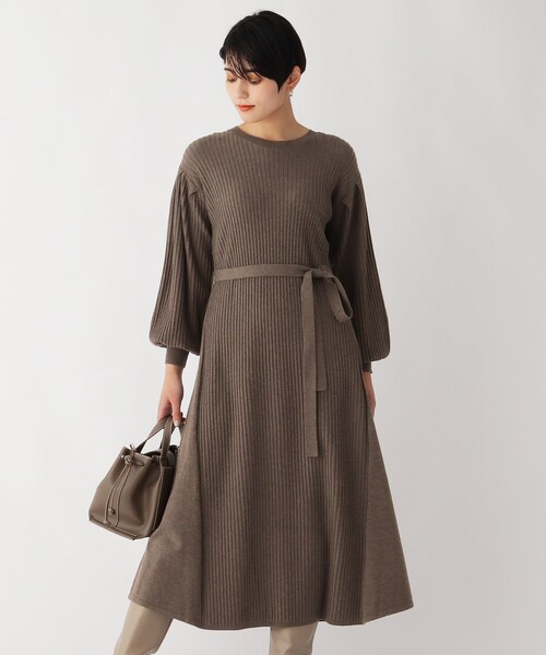 セール サイド切替 リブフレアワンピース ワンピース Opaque Clip オペークドットクリップ のファッション通販 Zozotown