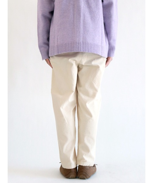 Samansa Mos2（サマンサ モスモス）の「細コーデュロイテーパードパンツ（その他パンツ・レディース・キナリ/チャコール/ピンク/ベージュ/ミント・ﾌﾘ-）」の10枚目の写真