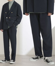 SENSE OF PLACE by URBAN RESEARCH | 【セットアップ対応】 ダブルタックテーパードスラックスB(スラックス)