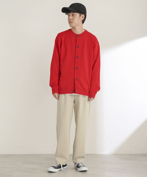 SENSE OF PLACE by URBAN RESEARCH（センスオブプレイスバイアーバンリサーチ）の「『セットアップ対応』 ダブルタックテーパードスラックスB（スラックス・メンズ・ブラック/ネイビー/ライトベージュ・MEDIUM/LARGE）」の12枚目の写真