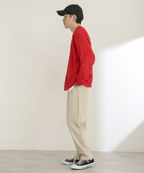 SENSE OF PLACE by URBAN RESEARCH（センスオブプレイスバイアーバンリサーチ）の「『セットアップ対応』 ダブルタックテーパードスラックスB（スラックス・メンズ・ブラック/ネイビー/ライトベージュ・MEDIUM/LARGE）」の13枚目の写真