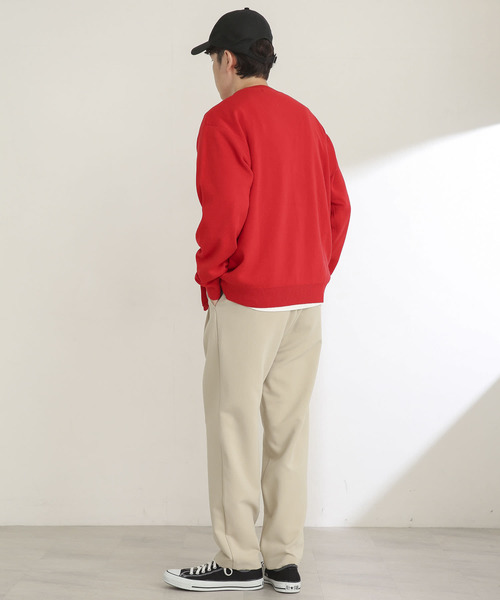 SENSE OF PLACE by URBAN RESEARCH（センスオブプレイスバイアーバンリサーチ）の「『セットアップ対応』 ダブルタックテーパードスラックスB（スラックス・メンズ・ブラック/ネイビー/ライトベージュ・MEDIUM/LARGE）」の14枚目の写真