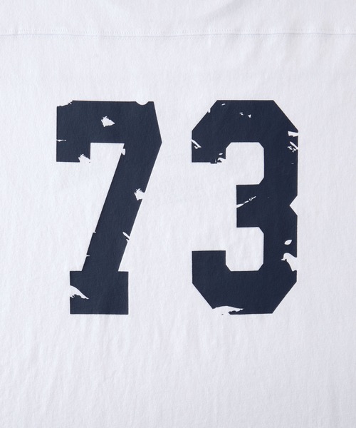 DISCUS ATHLETIC（ディスカス　アスレチック）の「DISCUS ATHLETIC/ディスカス アスレチック フットボールカレッジ USAコットン半袖Tシャツ（Tシャツ/カットソー・メンズ・オレンジ/ネイビー/スミクロ/ホワイト/グリーン/ブルー・L/M）」の8枚目の写真