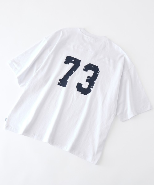 DISCUS ATHLETIC（ディスカス　アスレチック）の「DISCUS ATHLETIC/ディスカス アスレチック フットボールカレッジ USAコットン半袖Tシャツ（Tシャツ/カットソー・メンズ・オレンジ/ネイビー/スミクロ/ホワイト/グリーン/ブルー・L/M）」の11枚目の写真