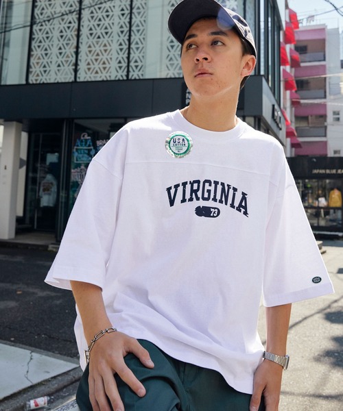 DISCUS ATHLETIC（ディスカス　アスレチック）の「DISCUS ATHLETIC/ディスカス アスレチック フットボールカレッジ USAコットン半袖Tシャツ（Tシャツ/カットソー・メンズ・オレンジ/ネイビー/スミクロ/ホワイト/グリーン/ブルー・L/M）」の17枚目の写真