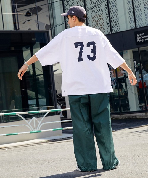 DISCUS ATHLETIC（ディスカス　アスレチック）の「DISCUS ATHLETIC/ディスカス アスレチック フットボールカレッジ USAコットン半袖Tシャツ（Tシャツ/カットソー・メンズ・オレンジ/ネイビー/スミクロ/ホワイト/グリーン/ブルー・L/M）」の20枚目の写真