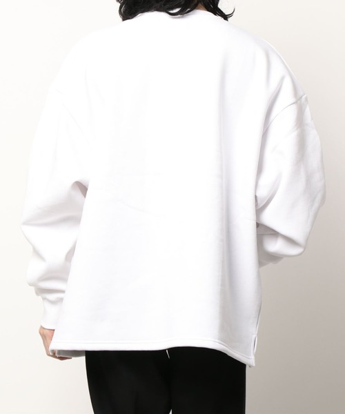 DANKE SCHON(ダンケシェーン)の「DankeSchon/ダンケシェーン/裏起毛クルーネックスウェット(スウェット・メンズ・ブラック/ホワイト・FREE)」の4枚目の写真