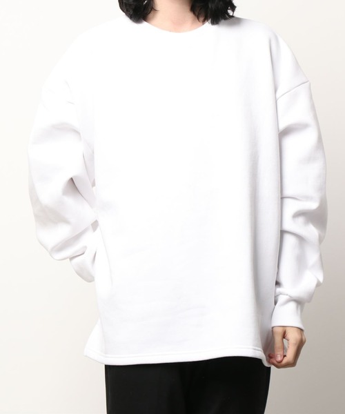 DANKE SCHON(ダンケシェーン)の「DankeSchon/ダンケシェーン/裏起毛クルーネックスウェット(スウェット・メンズ・ブラック/ホワイト・FREE)」の5枚目の写真